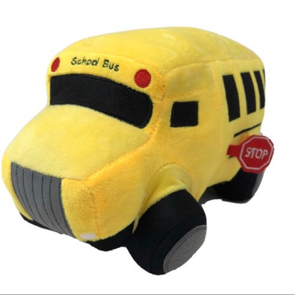 Cozy Bear Toys New Yellow School Bus Soft Stuffed Plush Toy Poshmark